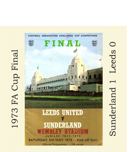 1973 FA Cup Final Programme (Greetings Card)
