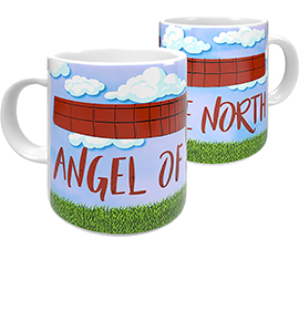 Angel of the North Cartoon Style (Mug)