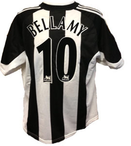 Craig Bellamy Newcastle United Shirt 2002/03 (Match-Worn)