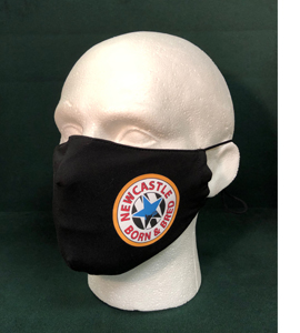 Exclusive Newcastle Blue Star Born & Bred (Face Mask)