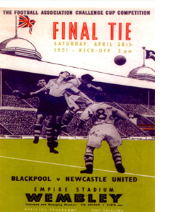1951 FA Cup Final Newcastle Utd v Blackpool (Postcard)