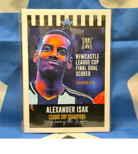 Isak League Cup Final Goal Scorer (Print)