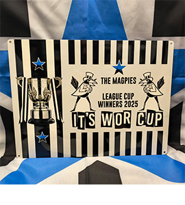 Its Wor Cup League Cup Winners (Metal Sign)