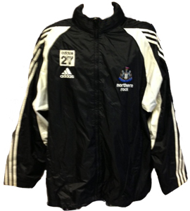 Steven Taylor Newcastle United Training Coat (Signed)