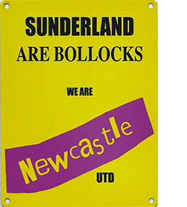 S*nderland Are Bollocks (Metal Sign)