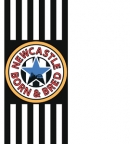 Newcastle United Fans Born & Bred Beach Towel